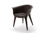 Doralee Fiberglass Arm Chair With Refined Design Well - Defined Shapes