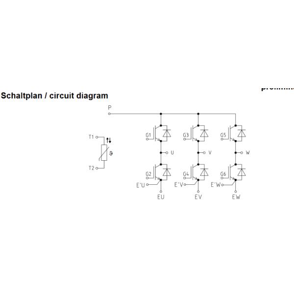 FS50R12W2T4 Low VCESAT 335W IGBT Module Infineon Technologies