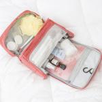 Water Resistant Polyester Hanging Travel Cosmetic Bag