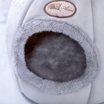 Coral Fleece Pet Bed Cats Sleeping Bag Winter Warm Small Cat Beds