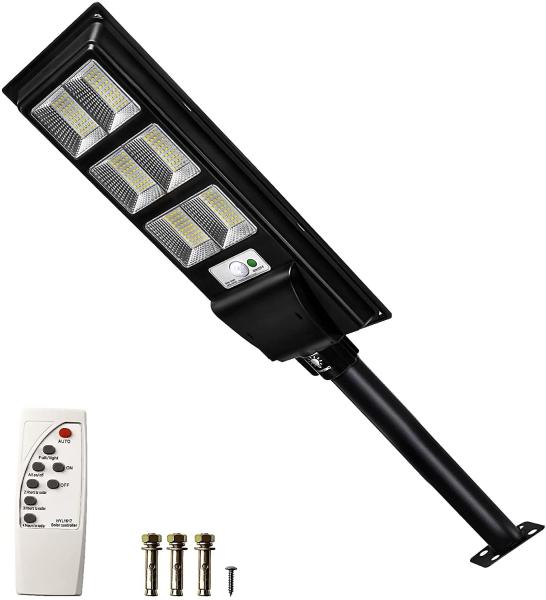 120 Watt Solar Street Light For Outdoor 5000K Daylight White Flood Endurance