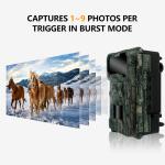 Outdoor hunting camera KW696 dual-lens 30MP waterproof IP67 1080p night vision