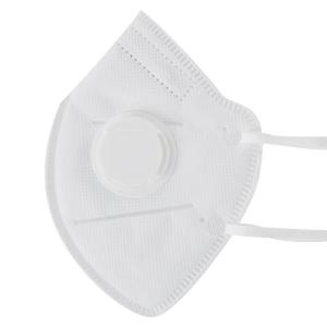 China White Color FFP2 Face Mask Disposable Kn95 Face Mask High Filtration Capacity factory