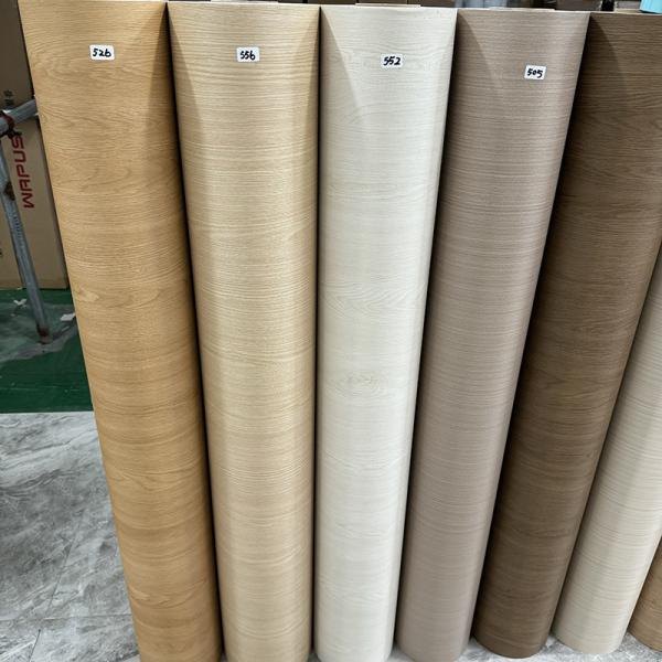 Wooden Texture Self Adhesive PVC Film with Adhesive Bottom and Waterproof