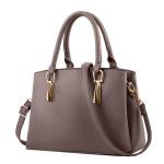 ISO Ladies Leather Tote Handbag Lychee Pattern European American Style