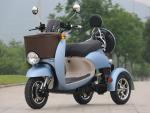 48V - 72V 500W Motor Foldable Electric 3 Wheel Scooter With Max Speed 20-32KM