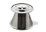 Silver Color Pour Over Coffee Dripper Reusable Coffee Maker For Coffee Lovers
