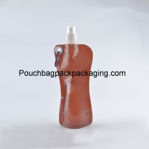 Customized printing plastic foldable mineral and purified drinking water bottle