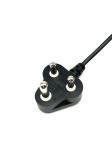 SABS 3 Pin Plug to IEC 320 C13 Power Cord Set PVC 10A/16A 250V AC South Africa
