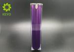 Luxury Acylic 50ml Empty Cosmetic Bottles , Airless Pump Bottles In Purplr Color