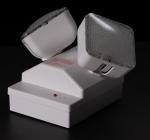 Indoor LED Standby Twin Spot Emergency Lights Rechargeable Adjustable