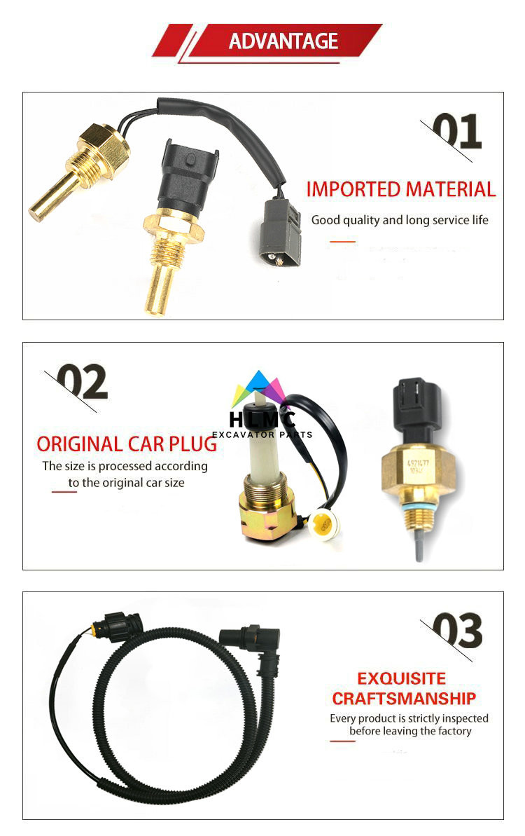 Excavator Accessories VOE14541720 Water Level Sensor EC210B E290B E360B E460B Diesel Engine Excavator Spare Parts