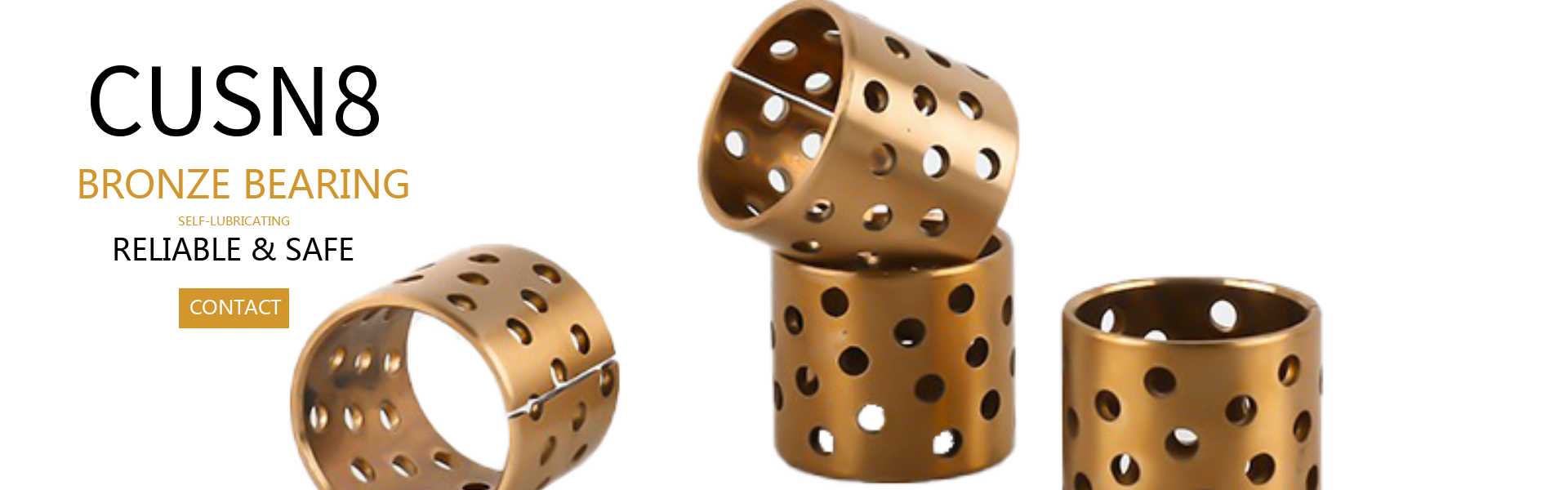 WRAPPED BRONZE BUSHING CUSN8 MATERIAL