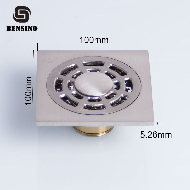 Water Droplets Pattern 100*100mm Square Floor Drain Strainer