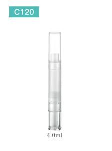 China Customized Cosmetic Pen Packaging Plastic Aluminum Glossy Surface factory