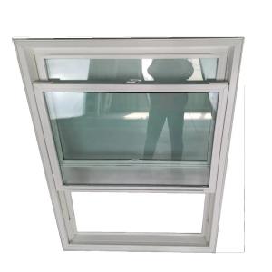 China School American Double Hung Vinyl Windows White Vinyl Double Glazed Windows factory