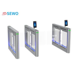 China High Security Entrance Swing Gate , Facial Recognition Turnstile Access Control factory