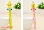 Cute Korean Stationery Small Yellow People Gel Pen Kawaii Creative Colored Pens