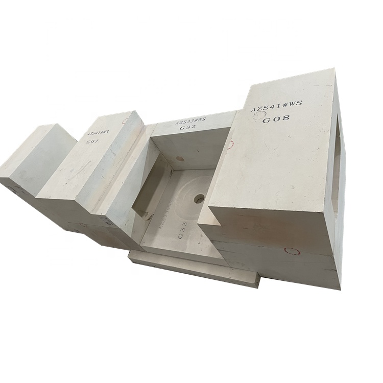 Fused Azs Block 36% Electrocast Zirconium Corundum Bricks for Glass Furnace Repairing