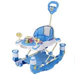 Adjust Modern Baby Girl Walker 6 Wheel Plastic Baby Walker with Handle