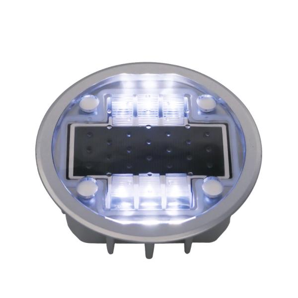 Waterproof Outdoor Solar Deck Lights 180MAH Cat Eye Road Studs Aluminum Alloy