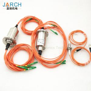 China 360° Rotating Fiber Optic Rotary Joint Eight Channels With 850-1650nm Wavelength factory