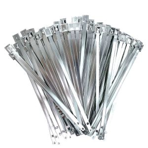 China High Security Pull Tight Fixed Length 20cm Metal Strap Seal Security Metal Strap Seal Tag For Container/Cargo factory