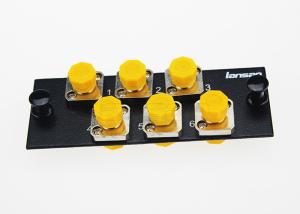 China ABS / PC Material Fiber Optic Cable Assembly FC Simplex Adapter Panel factory