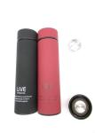 Business Rubber Thermos Food Grade Double Wall Vacuum Flask Eco Friendly