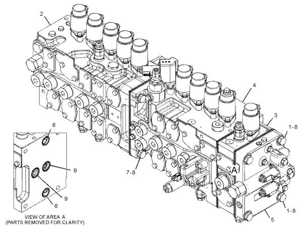 CAT 455-2663 424-937 Main Control Valve 349E 349F 352 Mining Construction