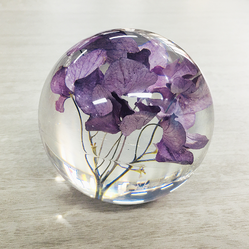 Resin Mold Ball Paper Weight , Clear Acrylic Paperweight Ball