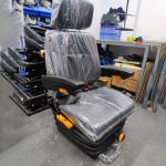 Adjustable Headrest Mechanical Suspension Driver Seat for Construction Machinery