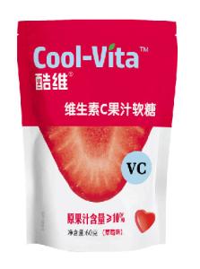 China Halal Vegetrian Heart Shaped Gummy Candy , Vitamin C Strawberry Jelly Candy factory