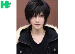 Tangle Free Blonde Men Hair Wig , Synthetic Human Hair Mens Wigs