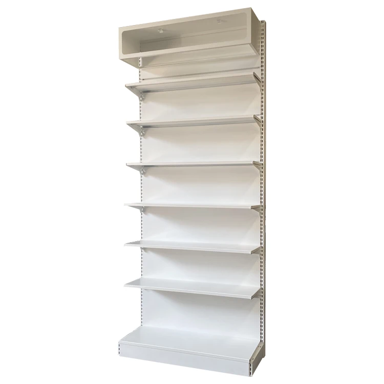 Factory Custom Size Color logo supermarket display shelves retail store shelves grocery shelves supermarket equipment rack
