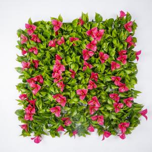 China MultiColor Decorative Artificial Plant Wall 2*25 Natural Plastic Plant Hedge factory