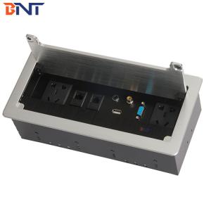 China Desktop Flip Up Plug Sockets For Company / School Conference System factory