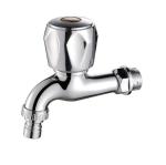 Modern ABS Plastics Chrome Bibcock Wall Mounted Taps For Wash Machine