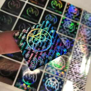 China Customized 3D Holographic Labels Warranty Void Security Hologram Stickers factory