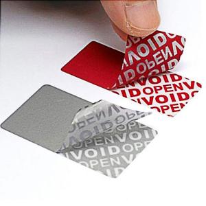China ISO9001 Authenticity Tamper Evident Security Labels For Cosmetics factory