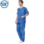 S&J Disposable isolation/lab/patient gown/coat pp/pp+pe/sms