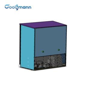China Mini Backbar Cooler Internal LED Light Wire Tube Condenser Counter Refrigerator factory