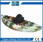 Plastic Fishing Sit On Top Kayak 5mm Hull Thickness Extremely Stable For