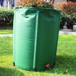 Foldable PVC Tarpaulin Rain Saver Barrel 500L For Farm Garden Agricultural