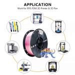 Silk Rainbow PLA+ Filament 1.75mm PLA+ Silk Universe Rainbow 3D Printer Filament