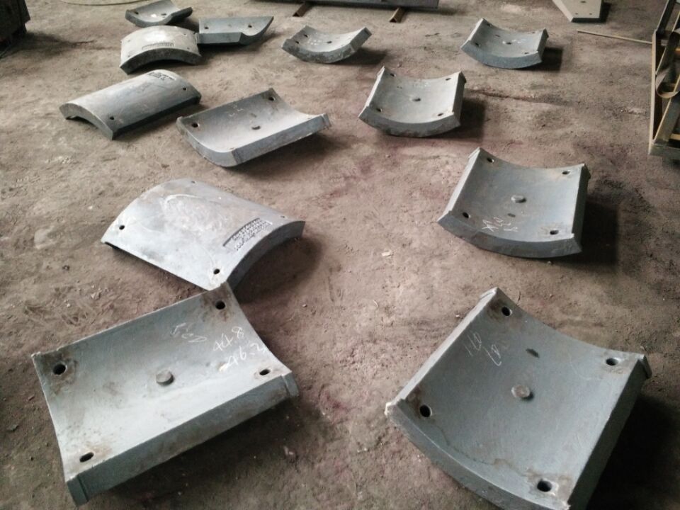 Boltless Wear-Resistant Castings Chute Liners by UT Test for Ball Mills Hardness More Than HRC56