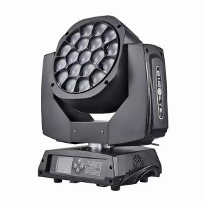 China IP20 19pcs Big Bee Eyes LED Moving Head Beam Light Focusing Dye Light for DJ Equipment factory