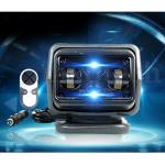 7 Inch 4800lm 12V 60W Marine Boat Rotating Remote Control Spotlight Searchlight