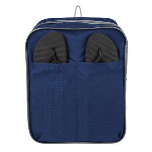 China Luggage Travel Shoe Bag Organizer , Slipper Bag Polyester Texture Visible factory