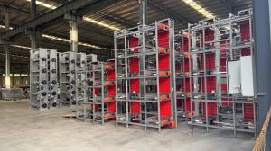 China Frame Structure Chicken Cage 3 - 9 Chickens Capacity OEM factory